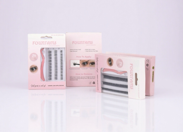 Press On Lashes - No Glue Needed - FOUNTAINS 104