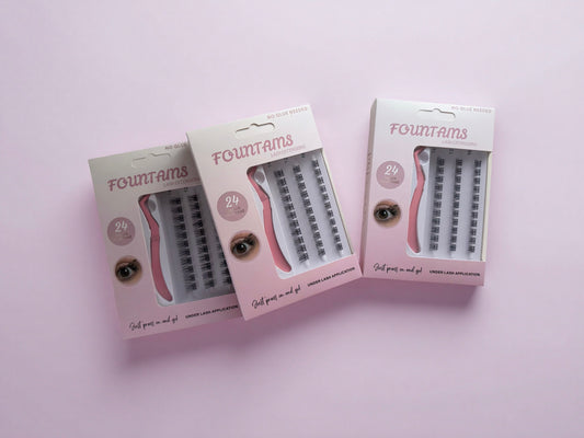 Press On Lashes - No Glue Needed - FOUNTAINS 113