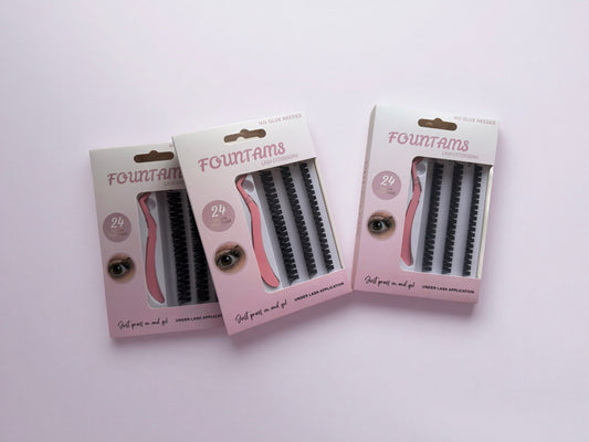 Press On Lashes - No Glue Needed - FOUNTAINS X16