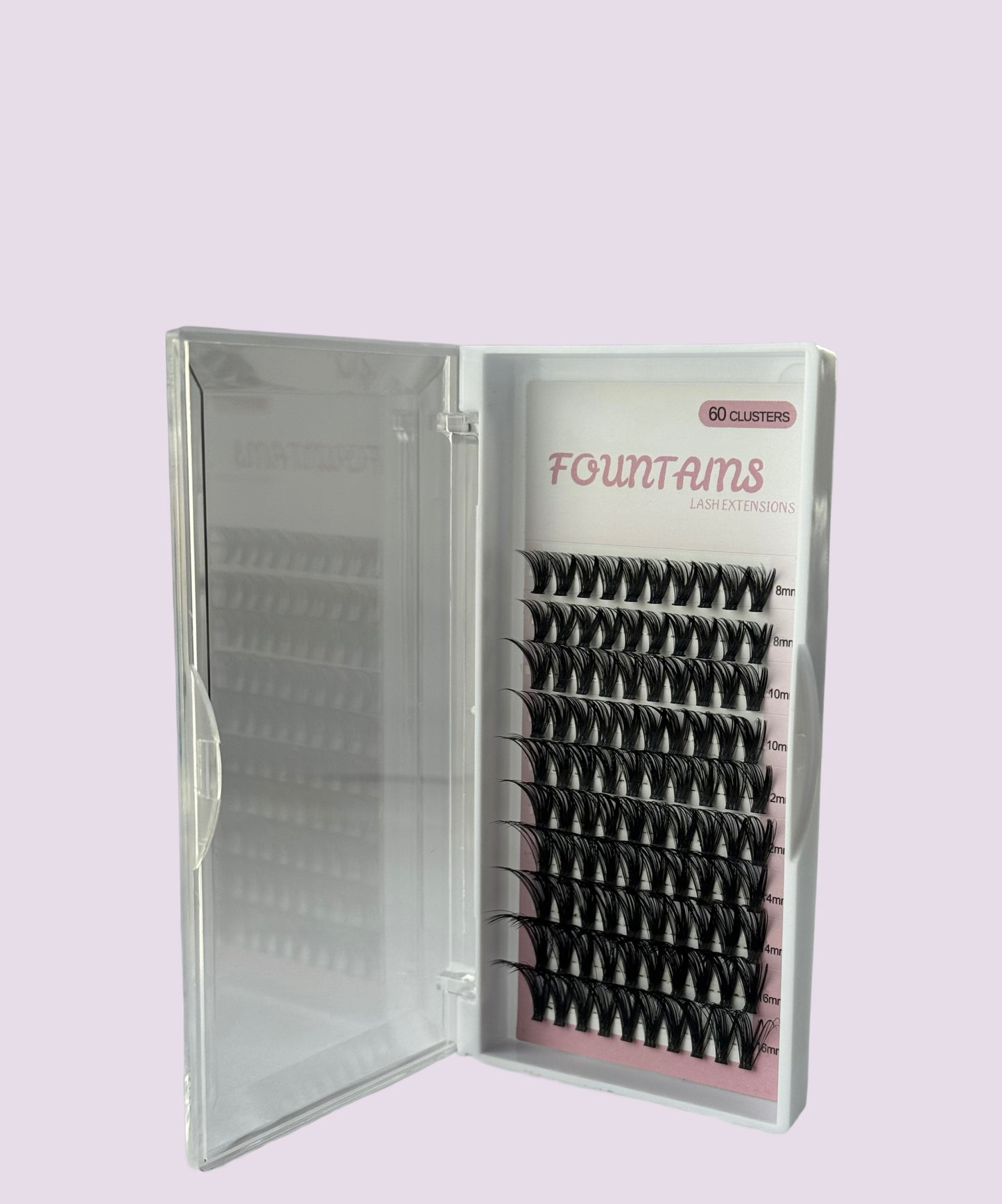 Cluster lashes - 60 fans - Model X15