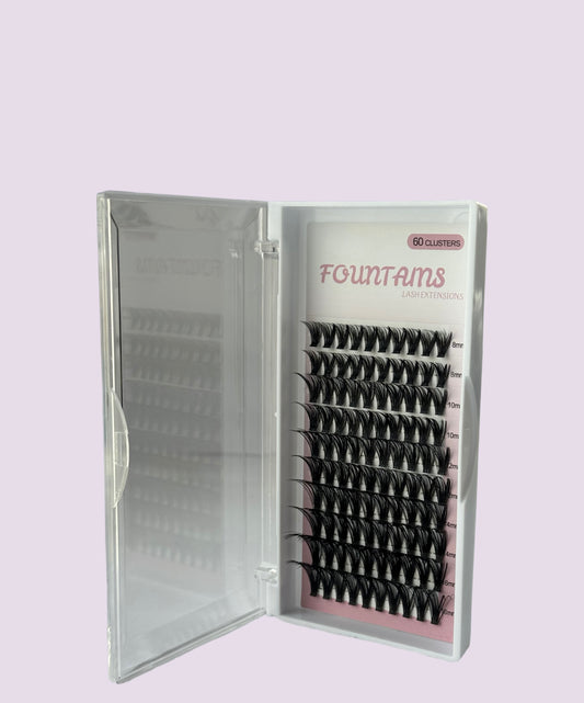 Cluster lashes - 60 fans - Model X15