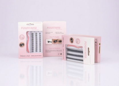 Press On Lashes - No Glue Needed - FOUNTAINS 104