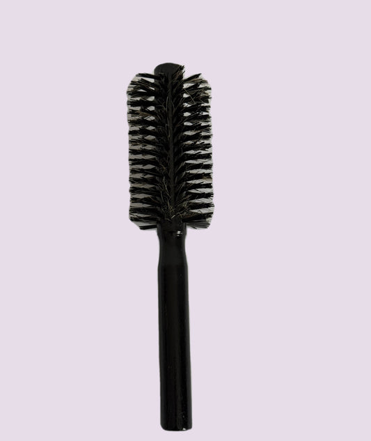 Zwarte houte  haarborstel