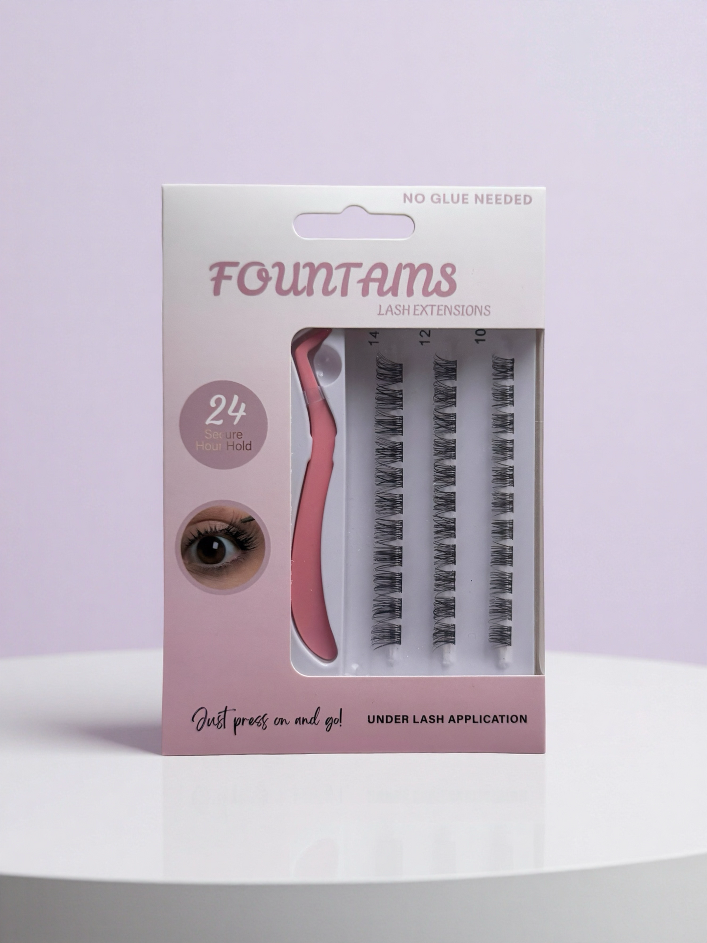 Press On Lashes - No Glue Needed - FOUNTAINS  113