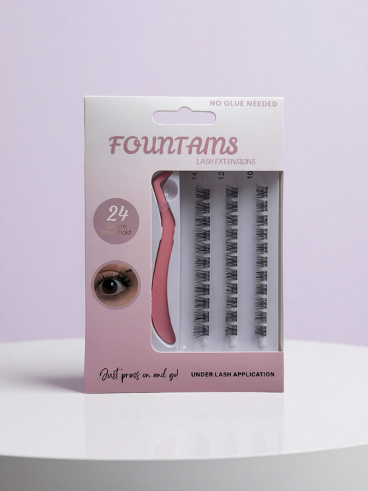 Press On Lashes - No Glue Needed - FOUNTAINS  113