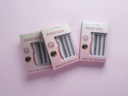 Press On Lashes - No Glue Needed - FOUNTAINS  113