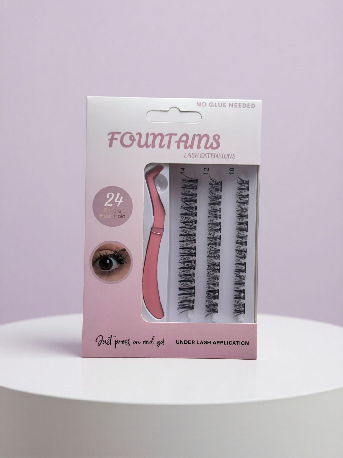 Press On Lashes - No Glue Needed - FOUNTAINS 104