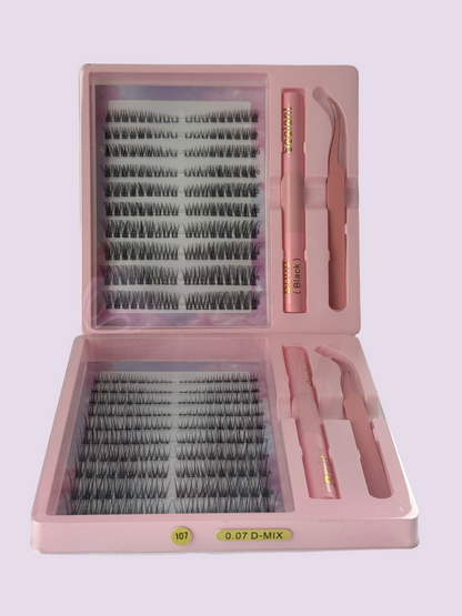 Cluster lashes met Bond – Model 107