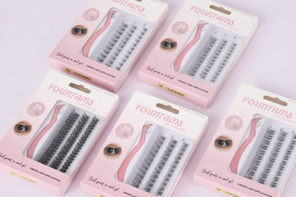 Press On Lashes - No Glue Needed - FOUNTAINS  113